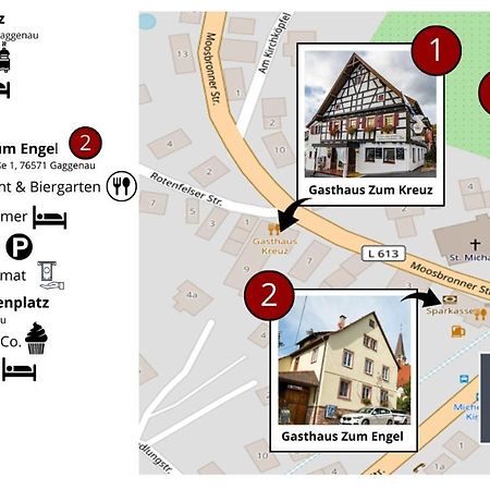 Risa Hotels - Landgasthaus Zum Kreuz Gaggenau Bagian luar foto