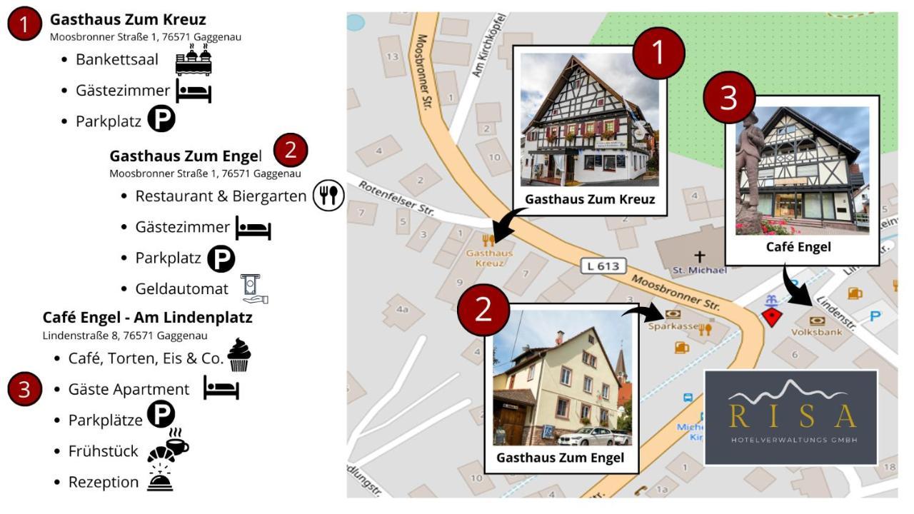 Risa Hotels - Landgasthaus Zum Kreuz Gaggenau Bagian luar foto
